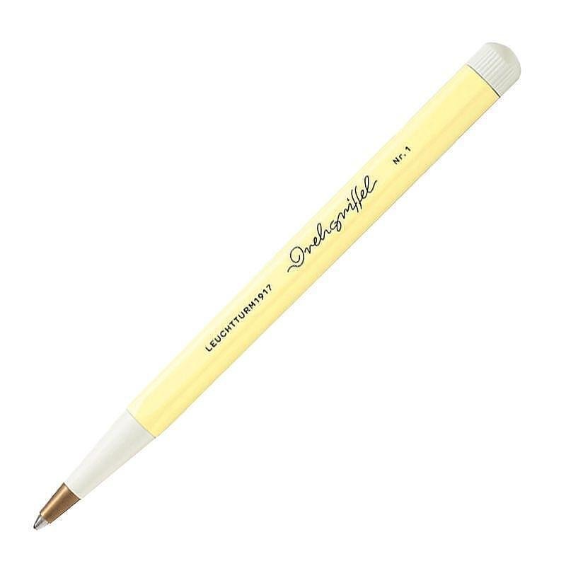Химикалка Leuchtturm1917 Drehgriffel Smooth Colors Collection Vanilla, черен гел пълнител