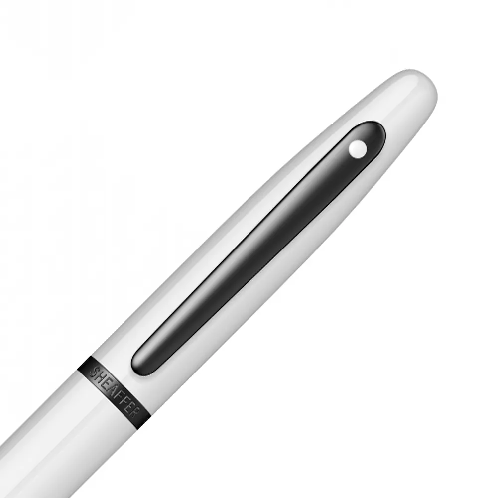 Писалка Sheaffer - VFM Glossy White, M - 3