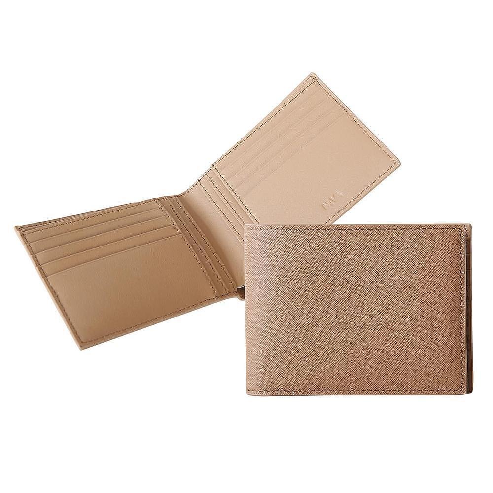 Мъжки портфейл Nava - Via Durini, 8x отделения за карти, RFID - защита, кафяв