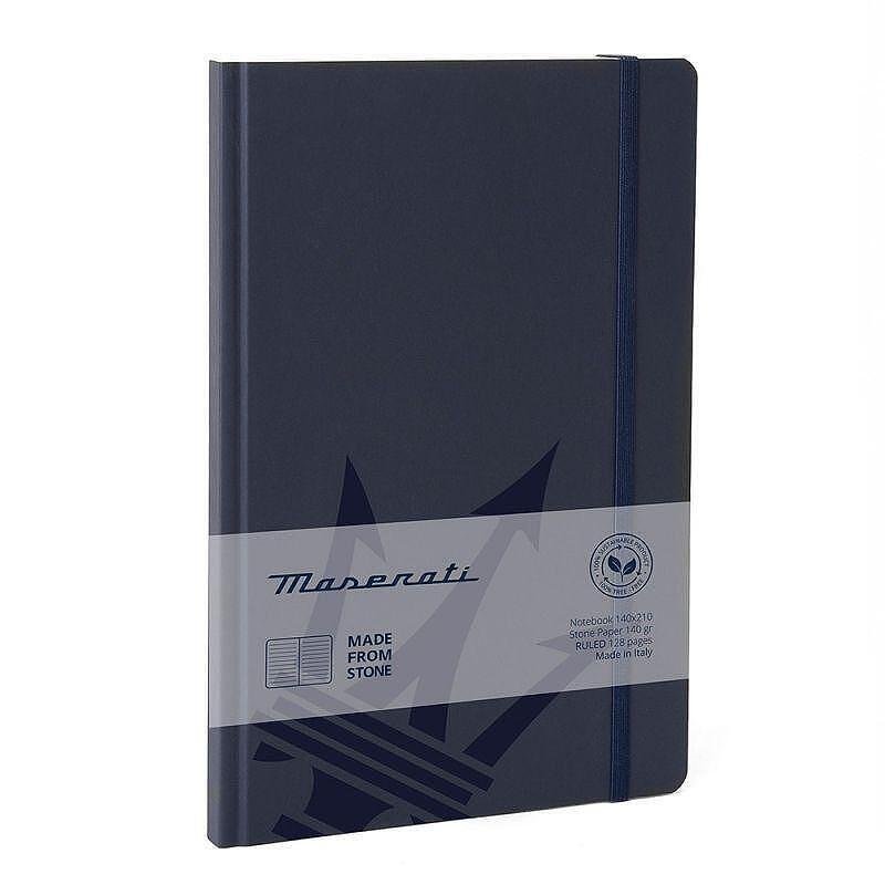 Тетрадка Pininfarina - Notebook Maserati Edition, тъмносиня, каменна хартия