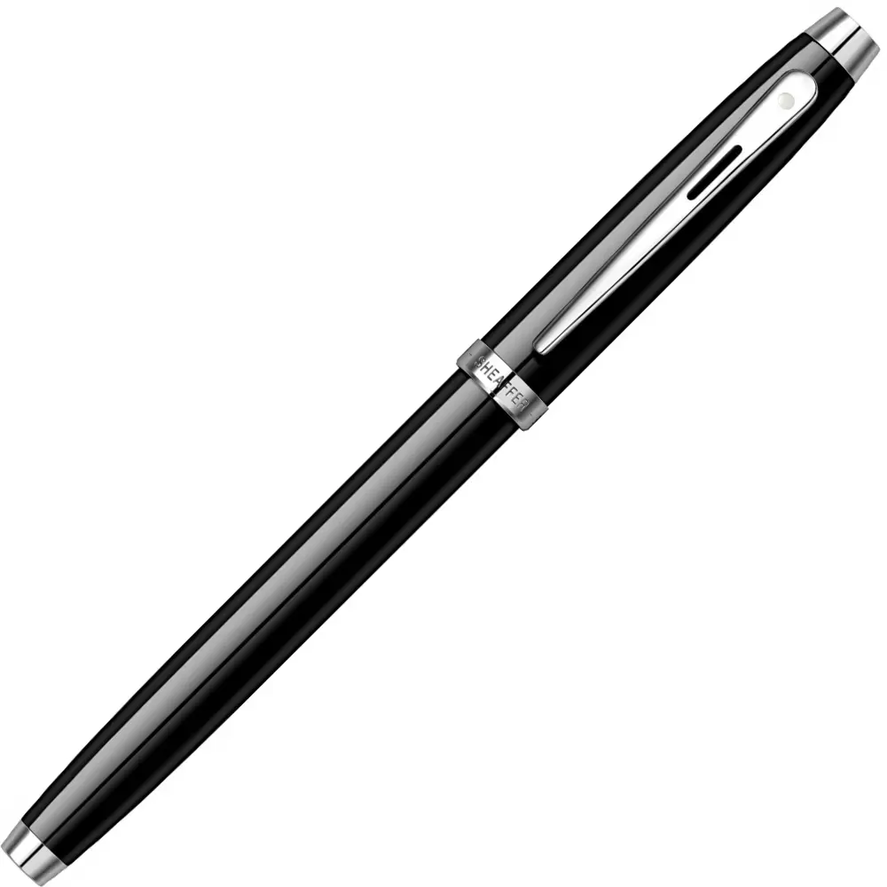 Ролер Sheaffer - 100 Glossy Black Lacquer/Chrome - 3