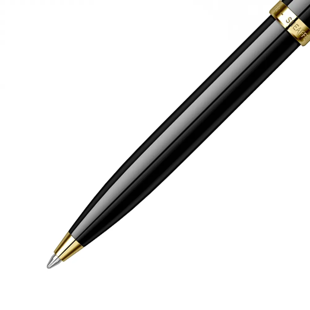 Химикалка Sheaffer - 100 Black Lacquer GT - 4