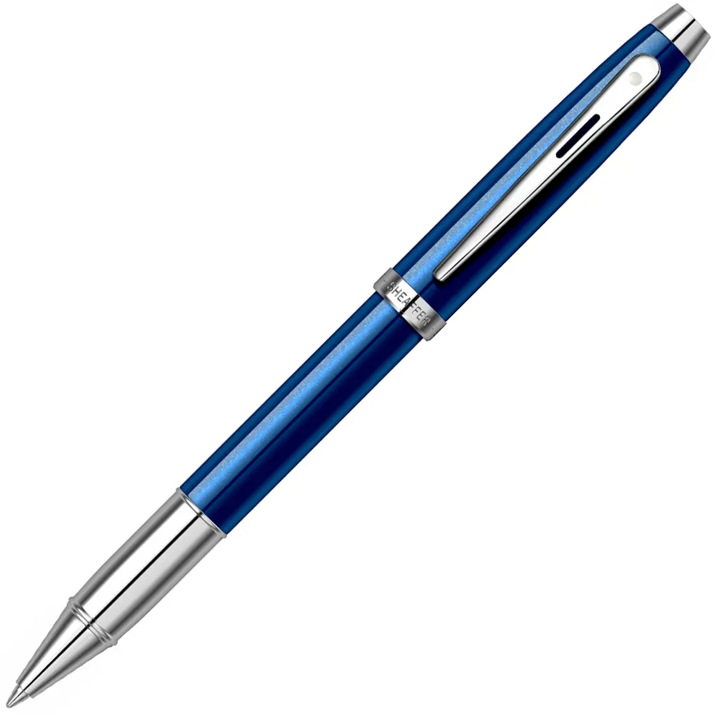 Ролер Sheaffer 100 Glossy Blue Lacquer/Chrome