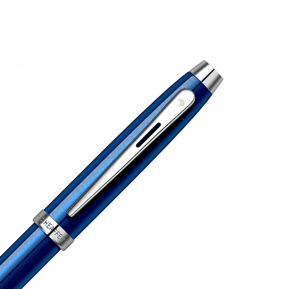 Писалка Sheaffer - 100 Glossy Blue Lacquer/Chrome - 2