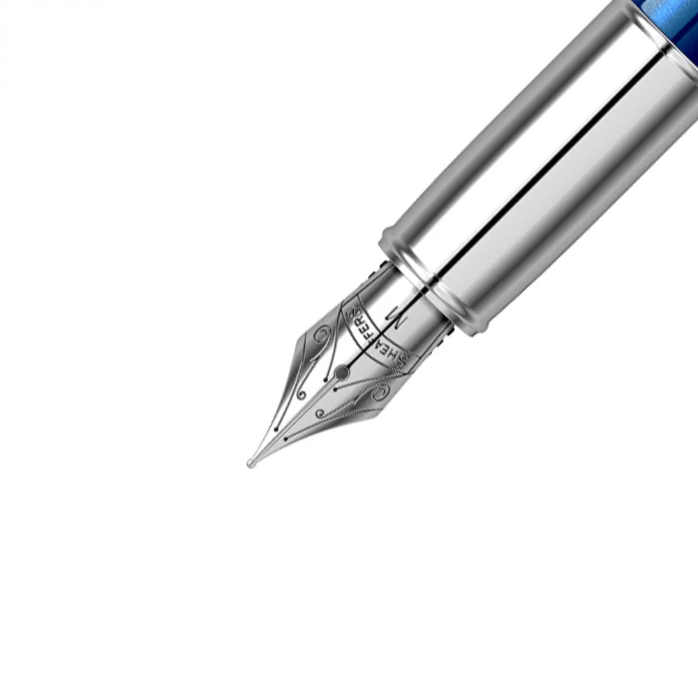 Писалка Sheaffer - 100 Glossy Blue Lacquer/Chrome - 5