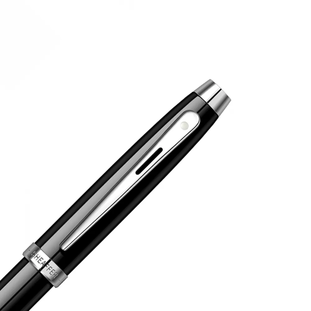 Писалка Sheaffer - 100 Glossy Black Lacquer/Chrome - 2