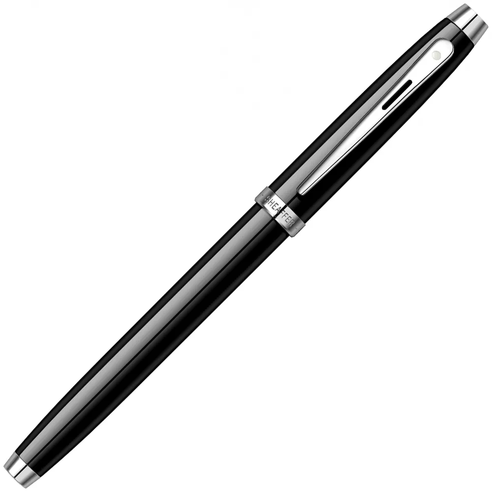 Писалка Sheaffer - 100 Glossy Black Lacquer/Chrome - 3