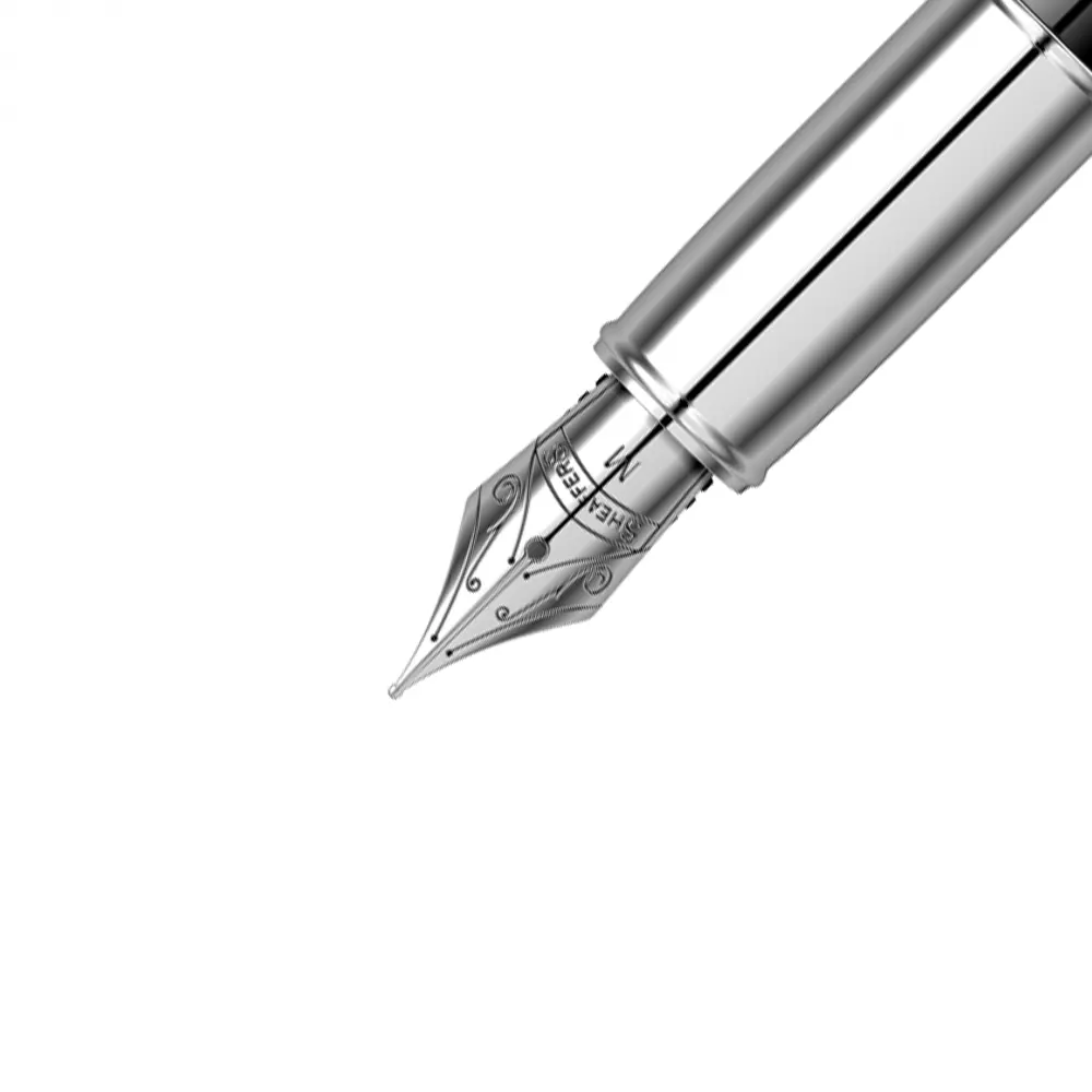 Писалка Sheaffer - 100 Glossy Black Lacquer/Chrome - 5