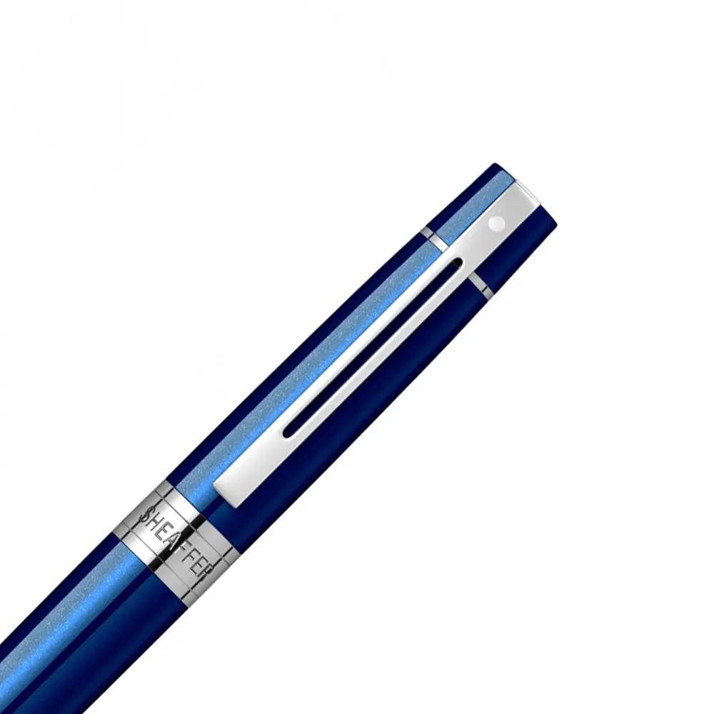 Химикалка Sheaffer 300 Glossy Blue Lacquer/Chrome - 2