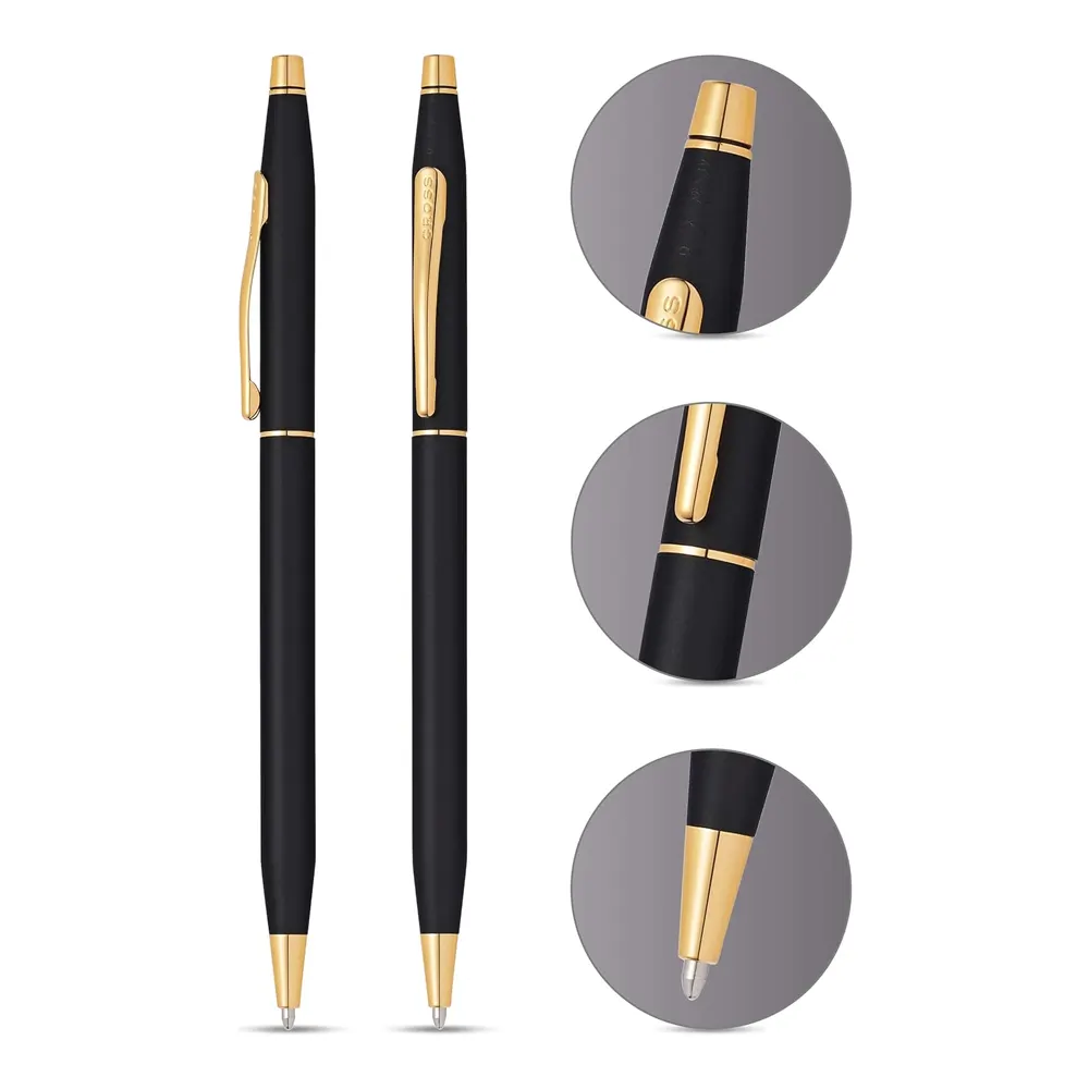 Химикалка Cross - Classic Century - Black/Gold - 2