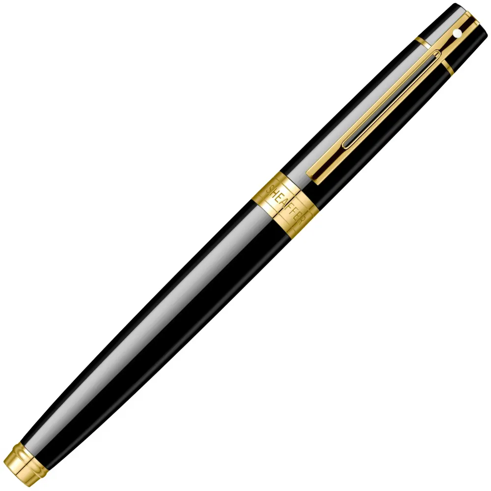Ролер Sheaffer - 300 Black/Gold - 3