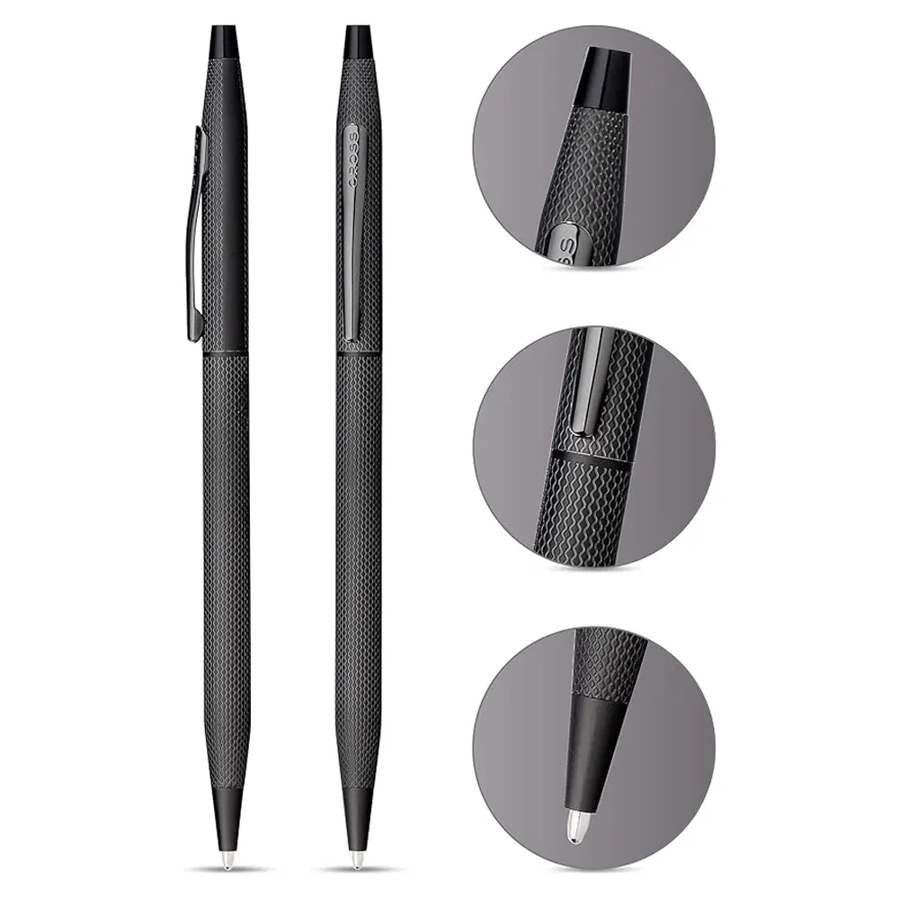 Химикалка Cross Classic Century - Brushed Black PVD - 3