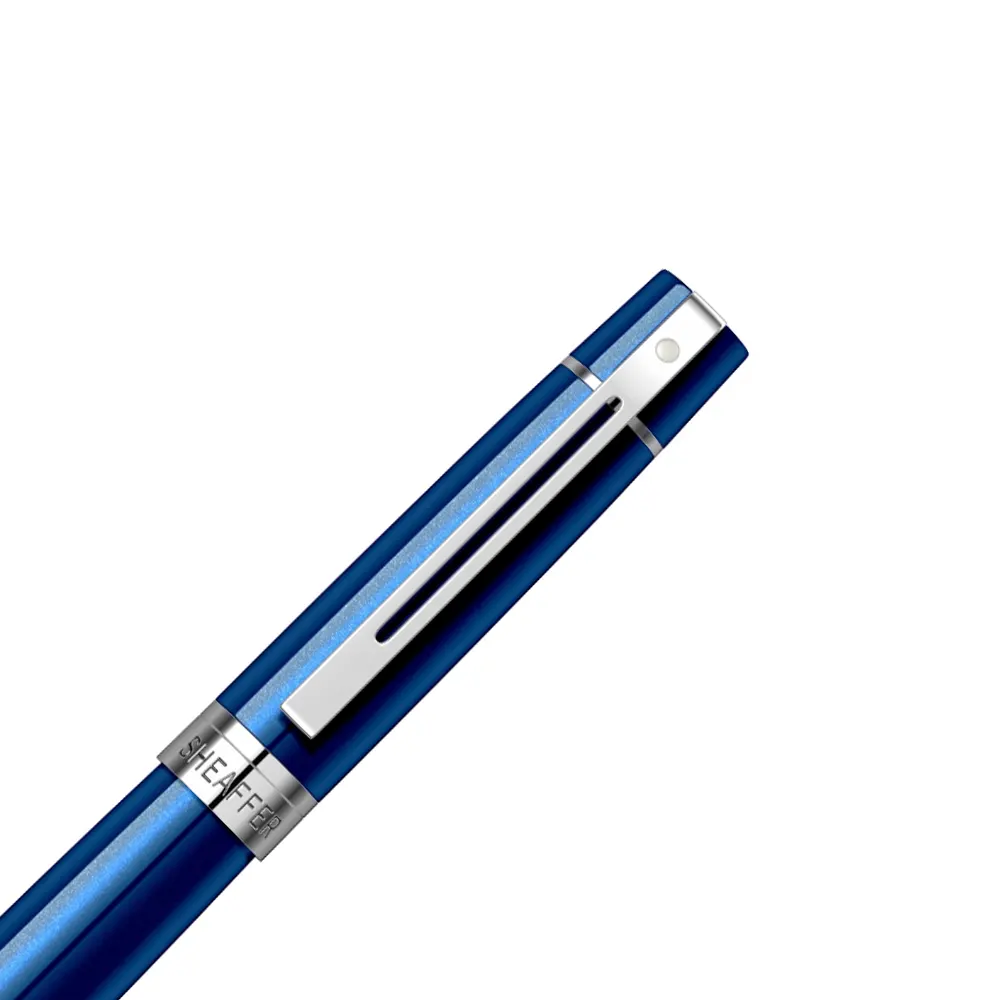 Ролер Sheaffer 300 Glossy Blue Lacquer/Chrome - 2