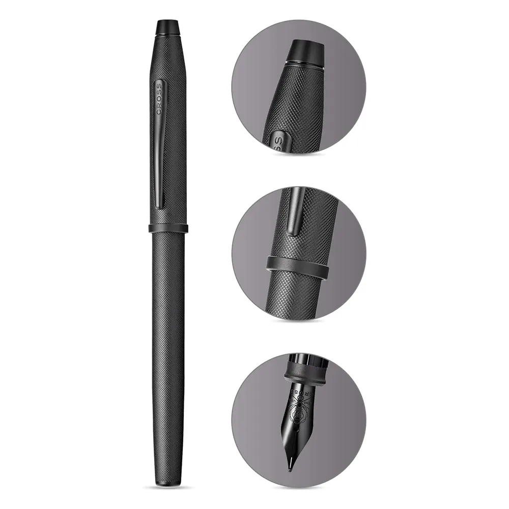 Писалка Cross Century II - Black Micro Knurl Grip - 2