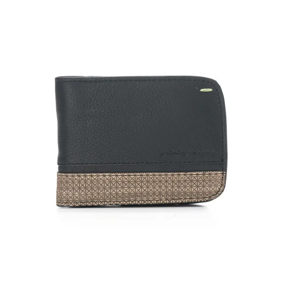 Мъжки портфейл Pininfarina - Folio, дървена текстура, с монетник