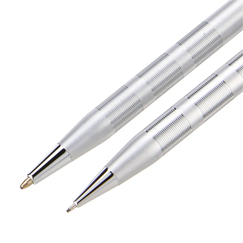 Комплект химикалка и молив Cross Classic Century Satin Chrome - 2