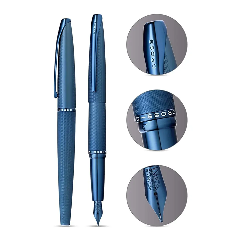 Писалка Cross ATX - Sandblasted Dark Blue, M перо - 2