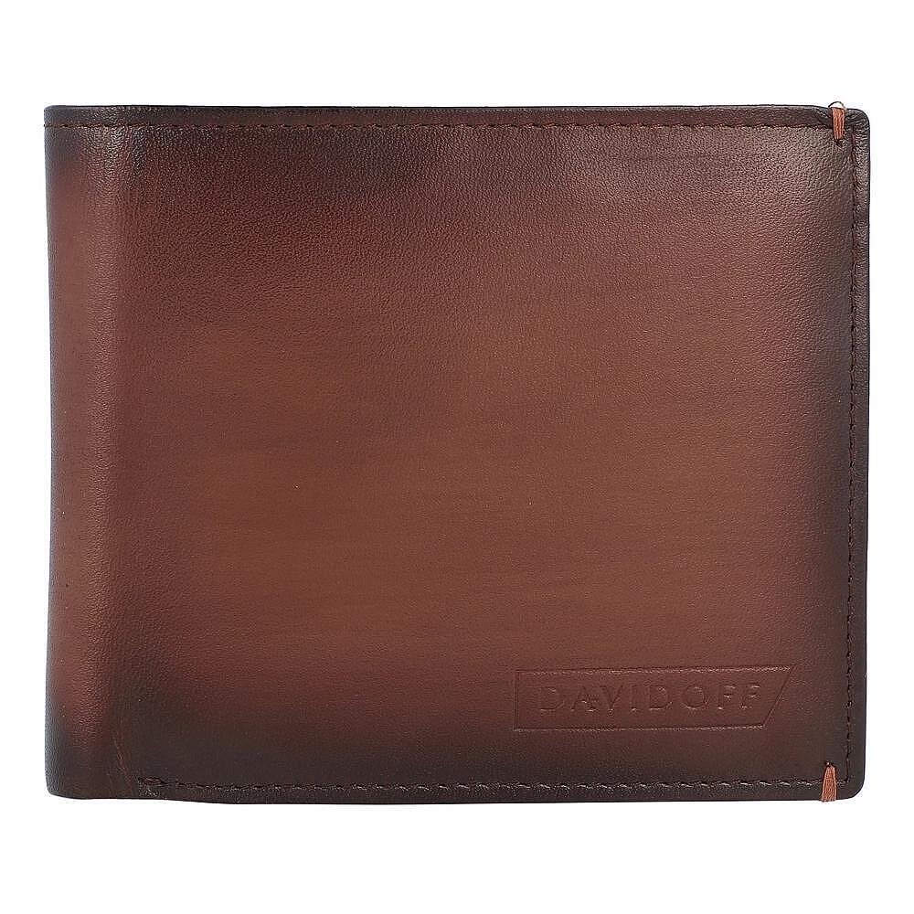 Портфейл DAVIDOFF - Venice, с 3x отделения за карти, монетник и RFID защита, кафяв