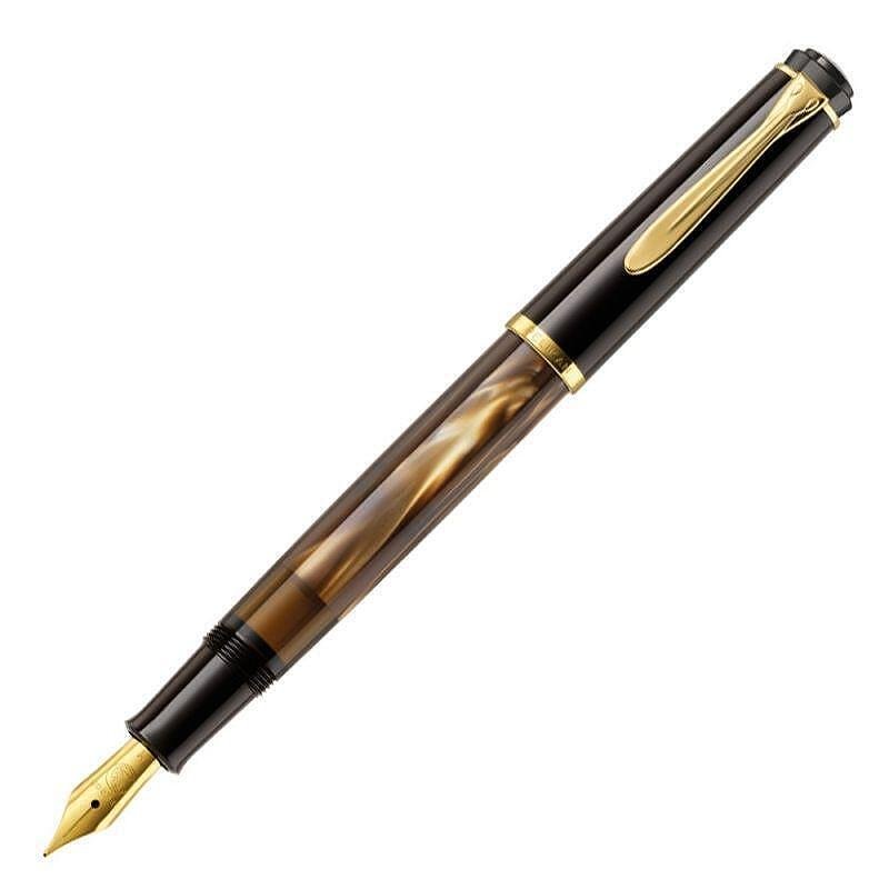 Писалка Pelikan 200 Series Brown/Marbled, M перо