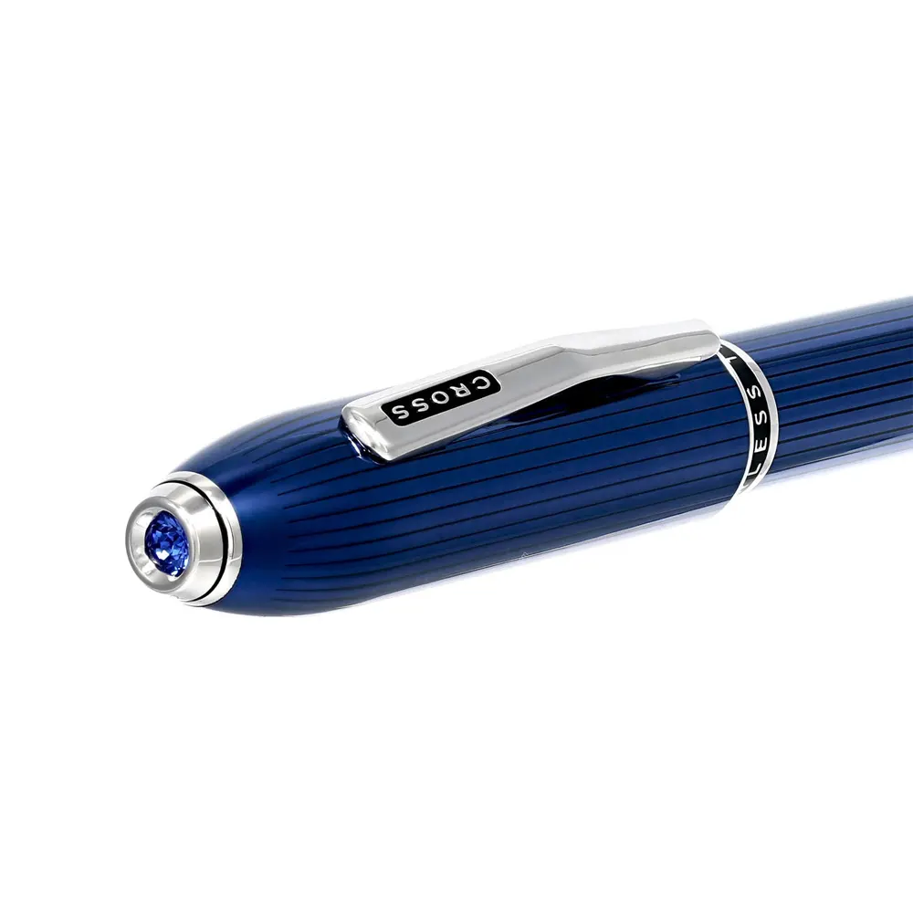 Ролер Cross - Peerless Quartz Blue/Platinum - 4