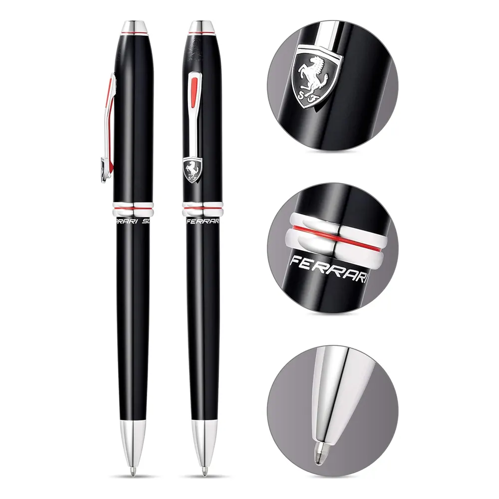 Химикалка Cross Townsend Ferrari - Glossy Black Lacquer - 2