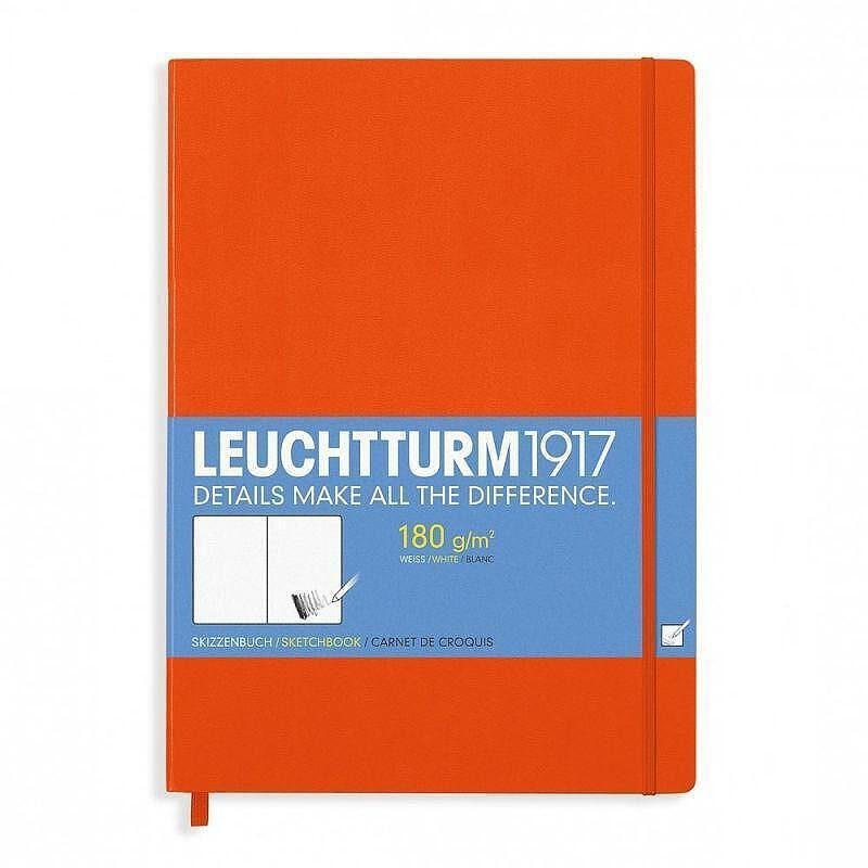Тефтер А4+ Leuchtturm1917 Sketchbook Master Orange, твърди корици