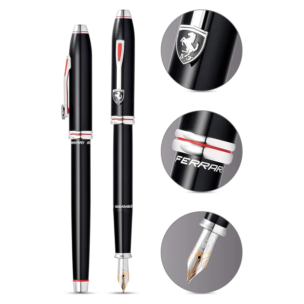 Писалка Cross Townsend Ferrari - Glossy Black Lacquer, M перо - 2