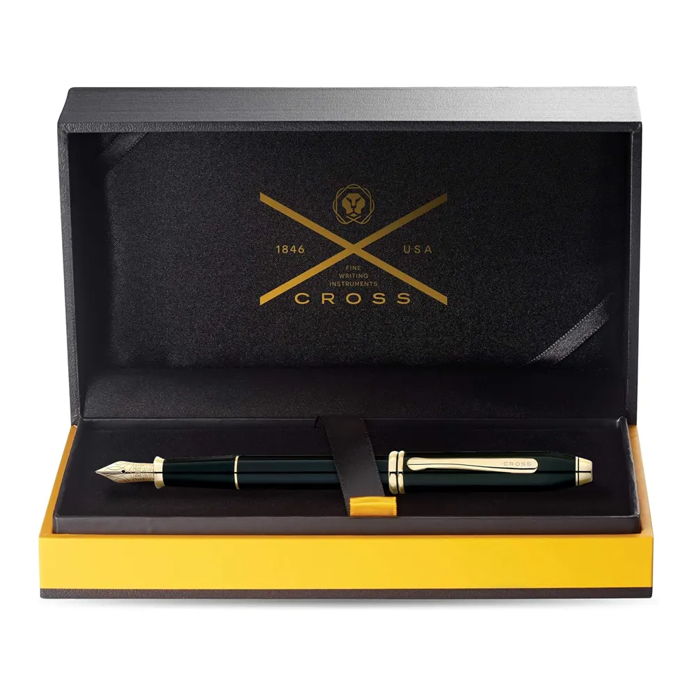 Писалка Cross Townsend - Black/Gold, M перо - 3