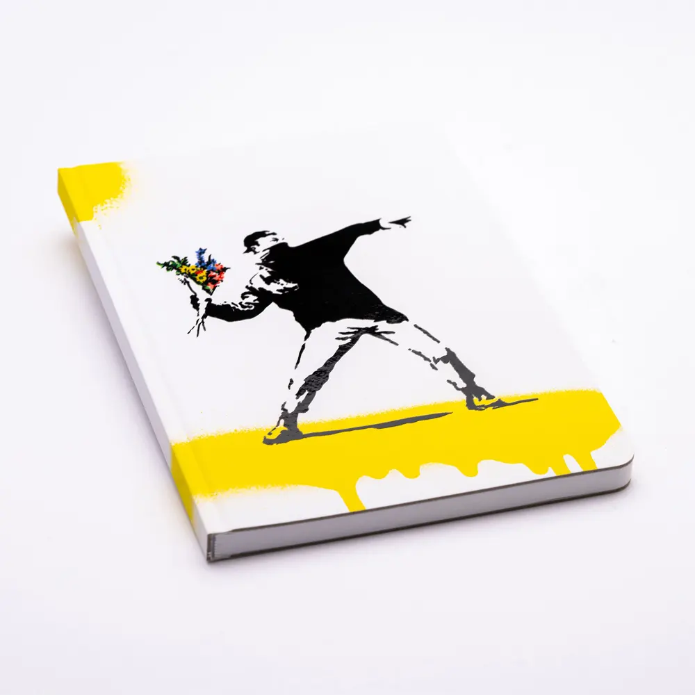 Бележник Pininfarina - Banksy Collection, Flower, A5 - 2