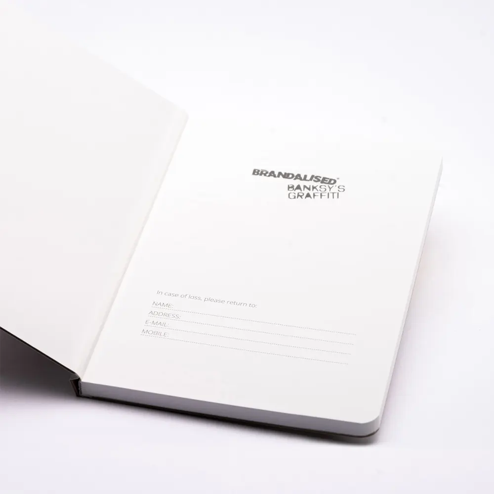 Бележник Pininfarina - Banksy Collection, Rat White, A5 - 3