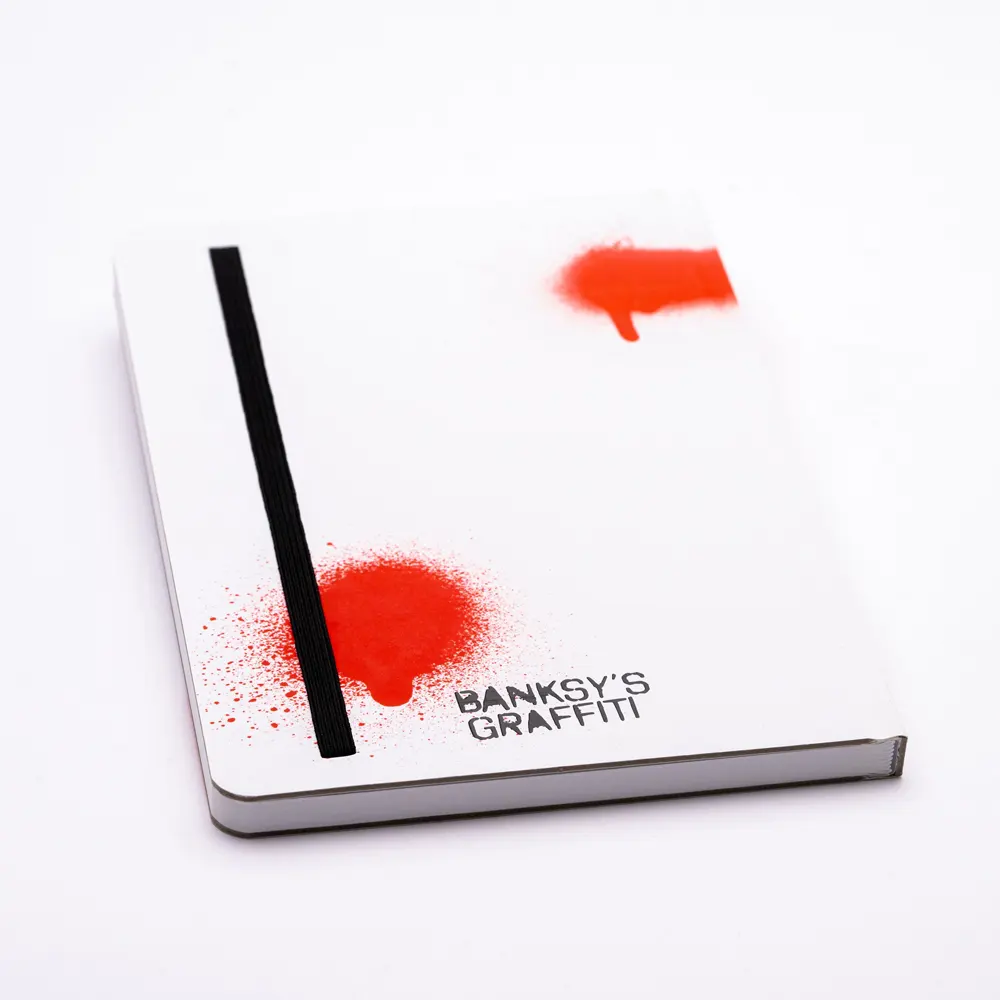Бележник Pininfarina - Banksy Collection, Rat White, A5 - 4
