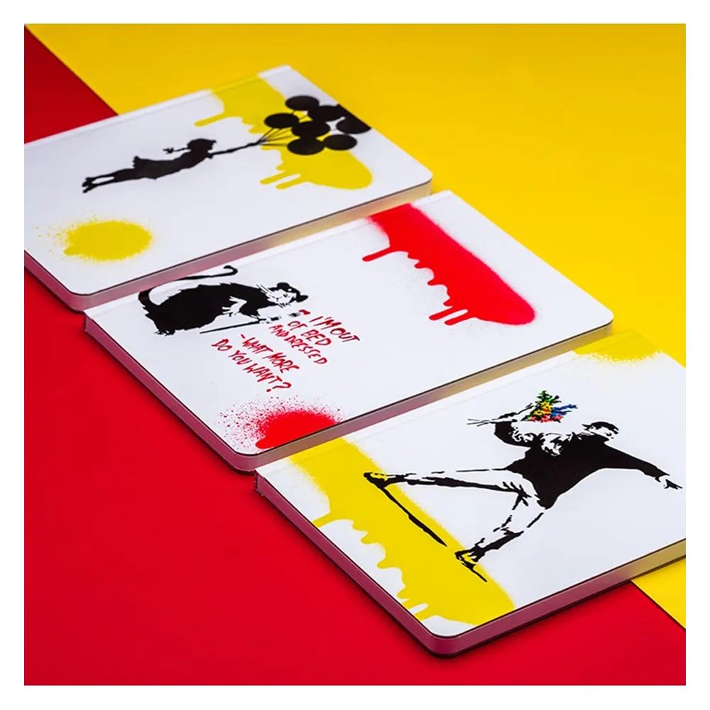 Бележник Pininfarina - Banksy Collection, Rat White, A5 - 5