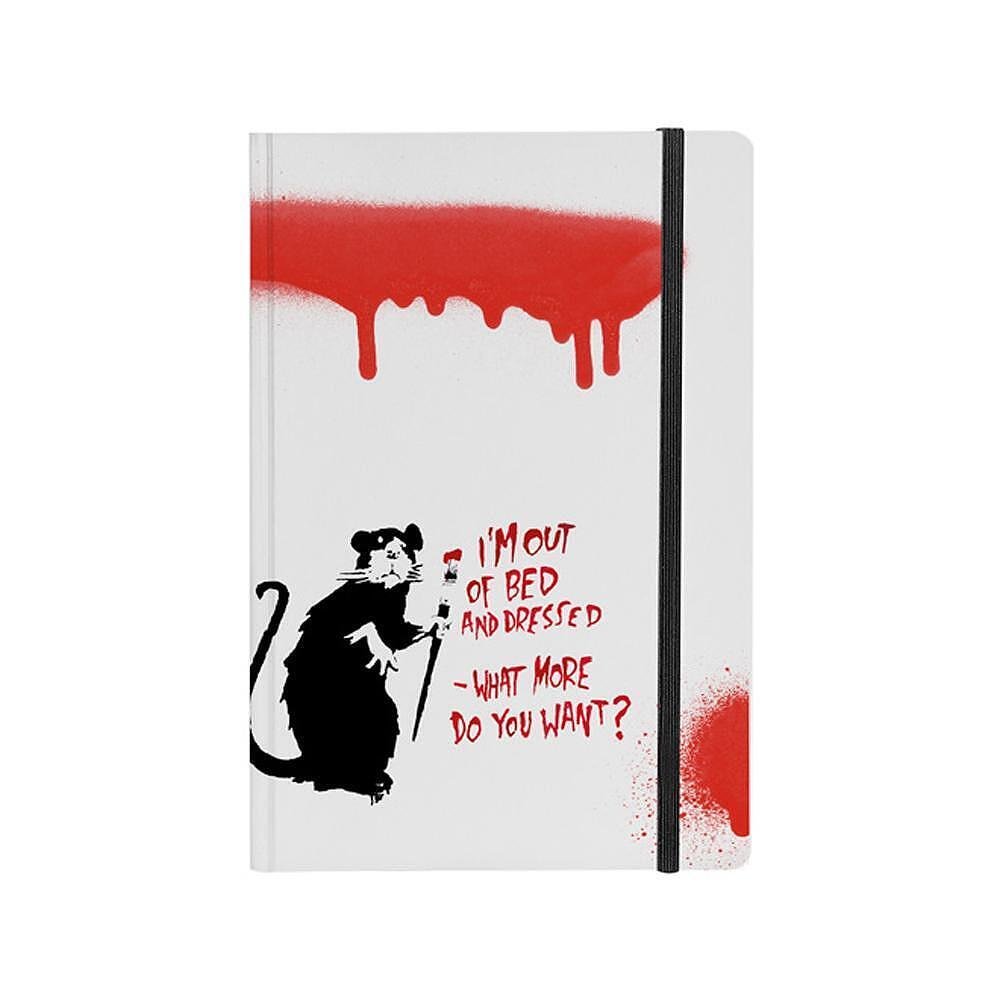 Бележник Pininfarina - Banksy Collection, Rat White, A5