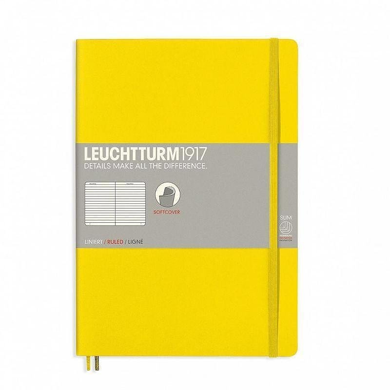 Тефтер B5 Leuchtturm1917 Notebook Composition Lemon, мека корица, на редове