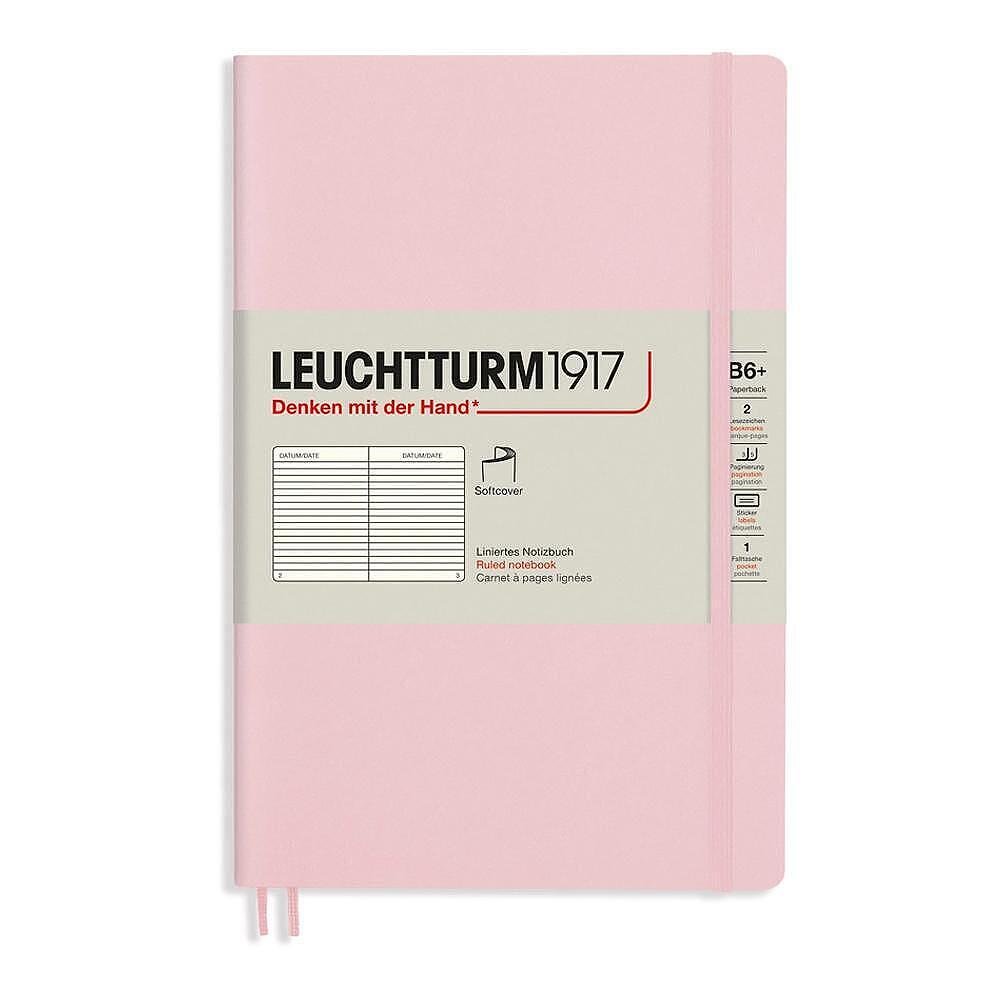 Тефтер B6+ Leuchtturm1917 Notebook Paperback Powder, меки корици, на редове