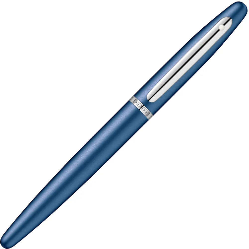 Ролер Sheaffer VFM - Neon Blue Chrome Trim - 2