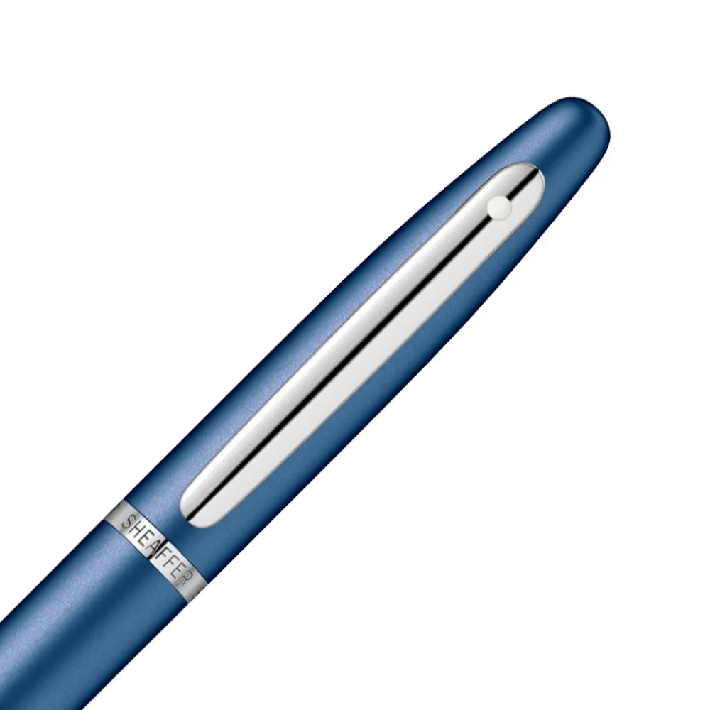 Ролер Sheaffer VFM - Neon Blue Chrome Trim - 3