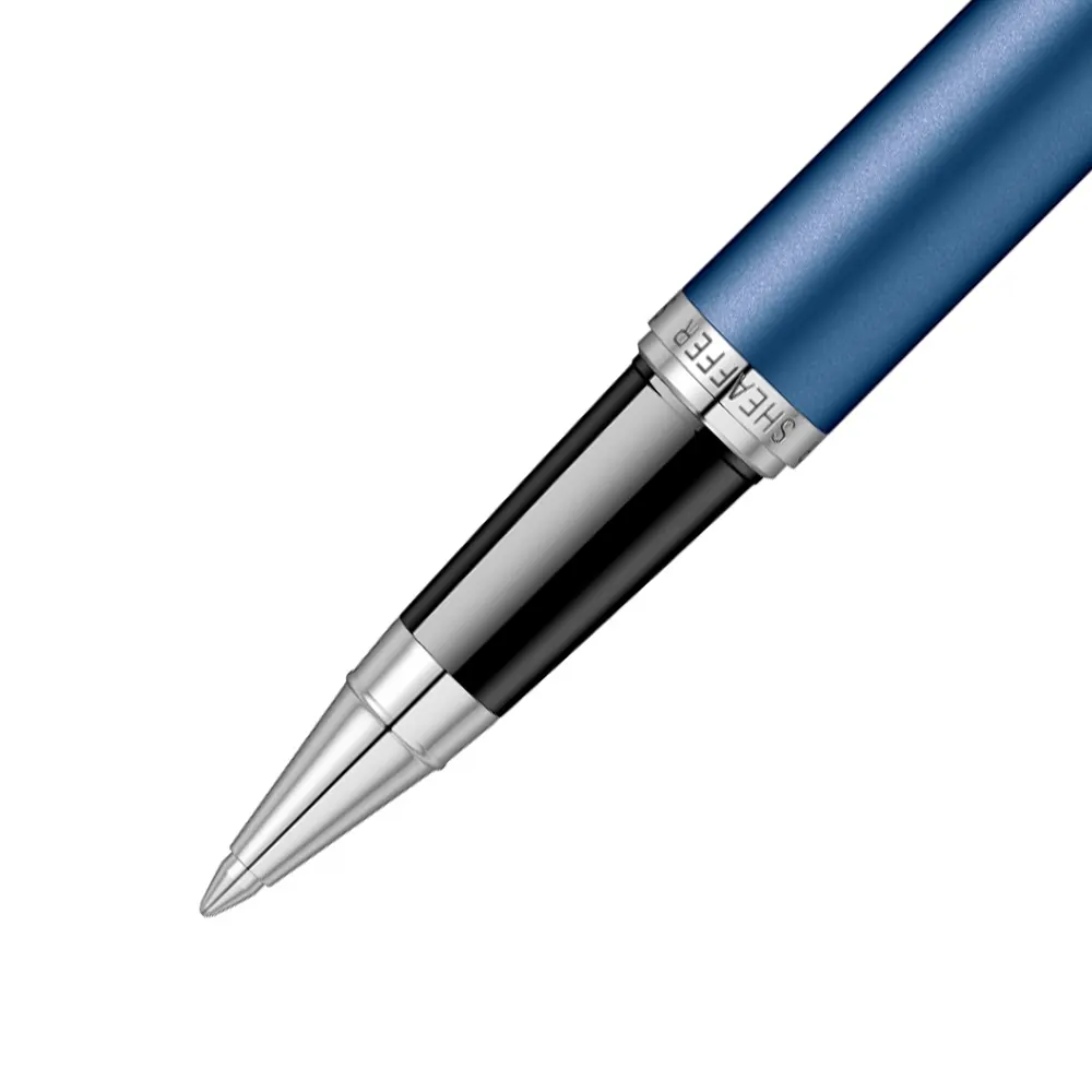 Ролер Sheaffer VFM - Neon Blue Chrome Trim - 5