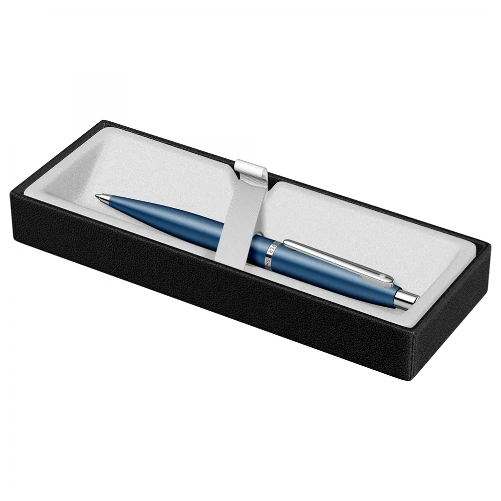 Химикалка Sheaffer VFM - Neon Blue Chrome Trim - 5