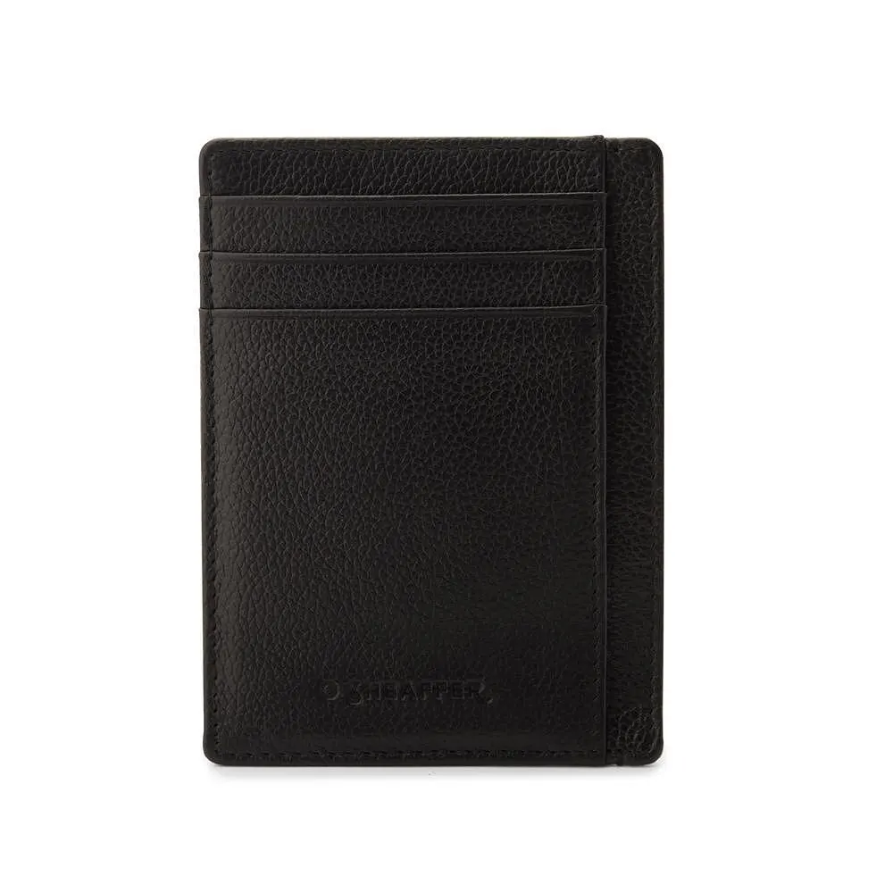 Подаръчен комплект Sheaffer - химикалка 300 Black CT и калъф за кредитни карти и документи - 2