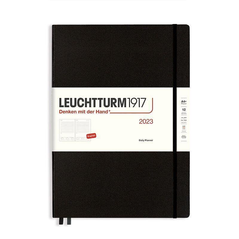 Тефтер А4+ Leuchtturm1917 Daily Planner Master 2023, Black
