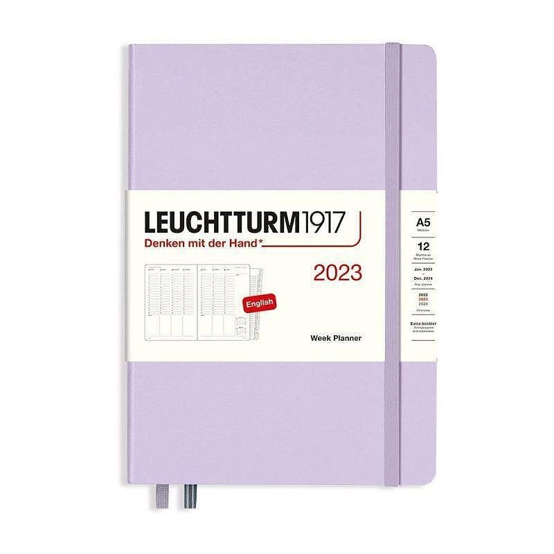 Тефтер A5 Leuchtturm1917 Week Planner Medium 2023, Lilac