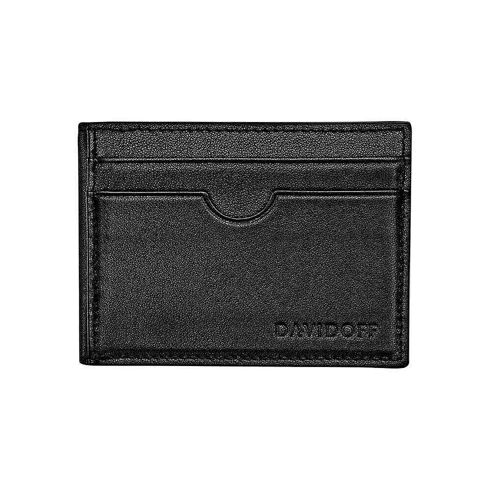 Калъф за кредитни карти Davidoff Essentials, черен