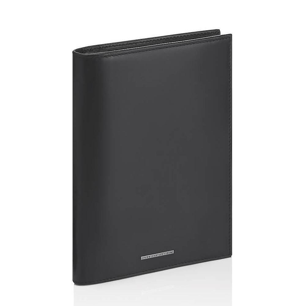 Вертикален мъжки портфейл Porsche Design Classic Billfold 13, с RFID защита, отделение за паспорт, черен
