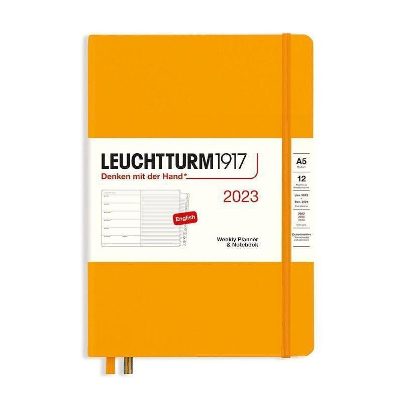 Тефтер А5 Leuchtturm1917 Weekly Planner & Notebook 2023, Rising Sun
