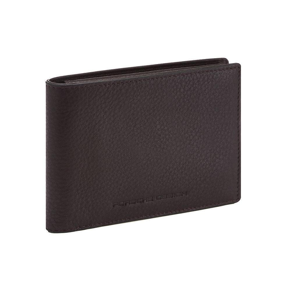 Мъжки портфейл Porsche Design Business 4 Wide, с монетник и RFID защита, тъмнокафяв