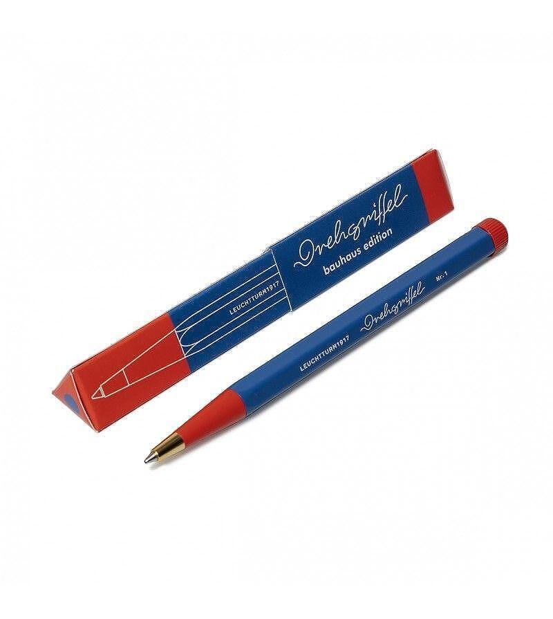 Химикалка Leuchtturm1917 Drehgriffel BAUHAUS Collection Royal Blue/Red