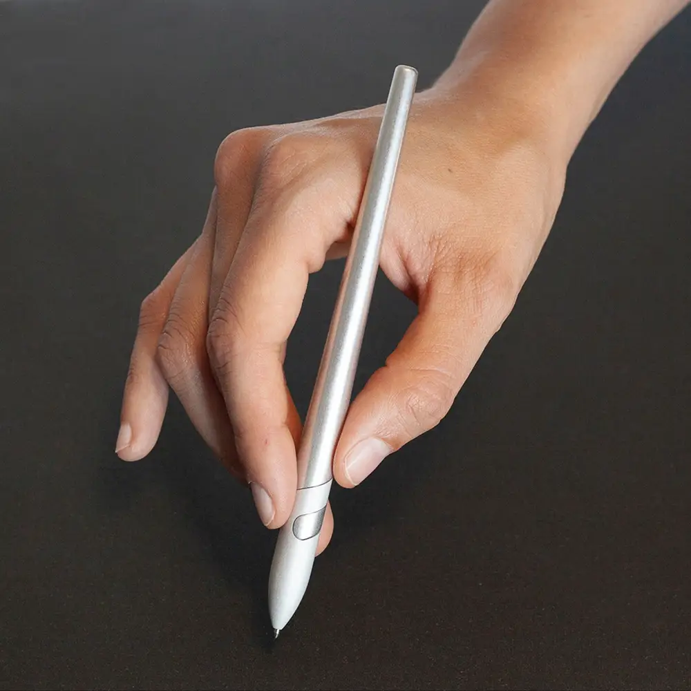 Химикалка Pininfarina - Sostanza Ink - Cloudy Silver, сребриста - 2