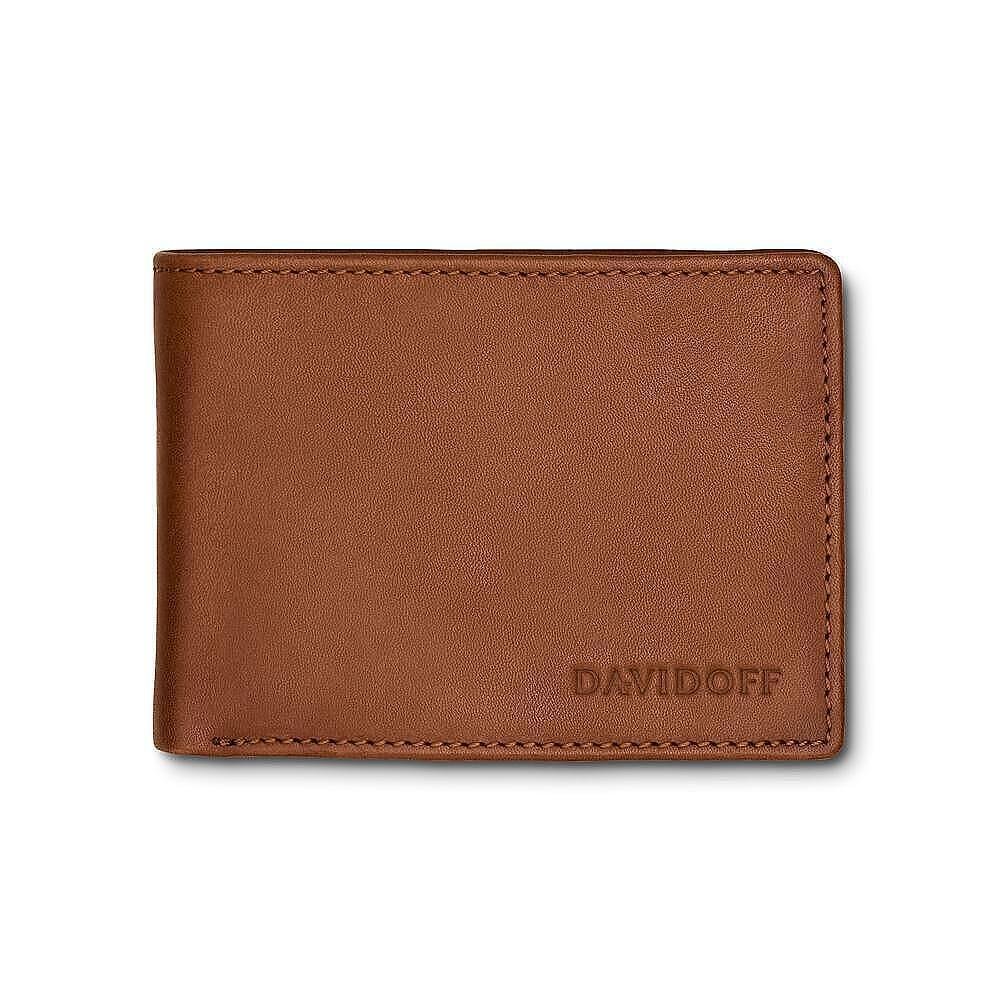 Мъжки портфейл DAVIDOFF - Essentials, RFID защита, кафяв