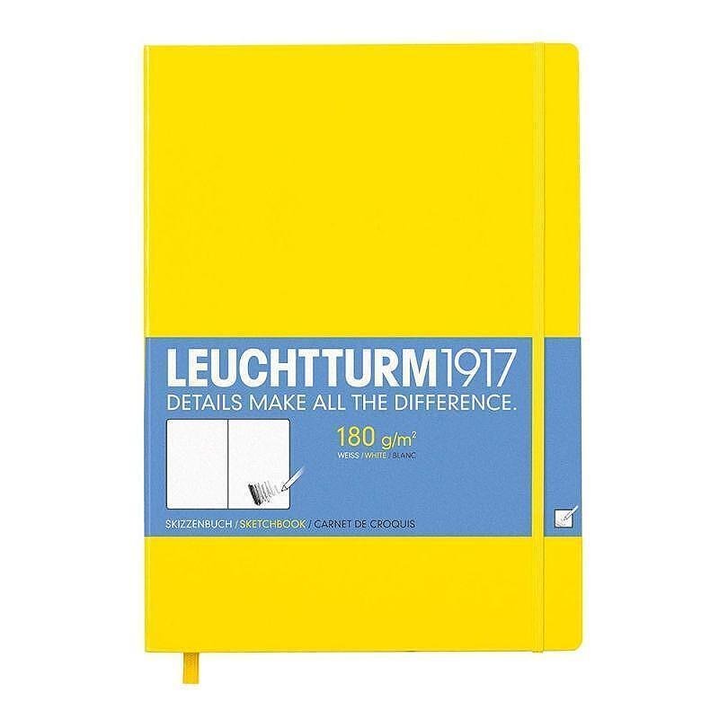 Тефтер А4+ Leuchtturm1917 Sketchbook Master Lemon, твърди корици